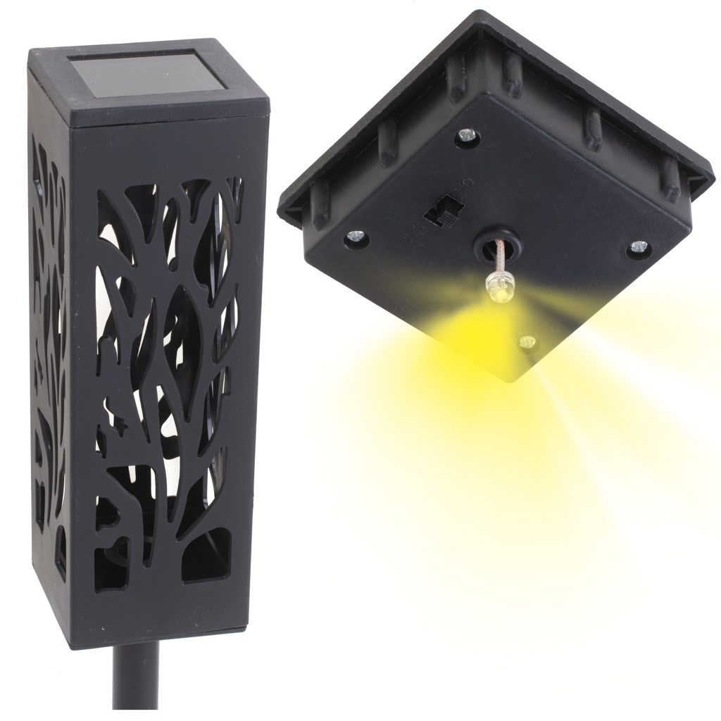 Lampa Solarna Ogrodowa LED Wbijana 4 szt - obrazek 3