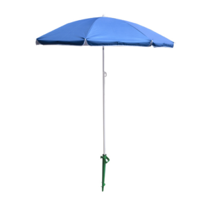 Parasol Ogrodowy Plażowy Regulowany 150 cm Niebieski