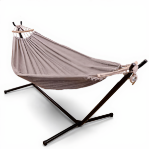 Hamak Ogrodowy ze Stelażem Drążkiem i Pokrowcem