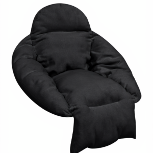 Poduszka na Huśtawkę Bocianie Gniazdo XXL Czarna