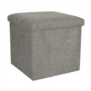 Pufa Składana ze Schowkiem Siedzisko Skrzynia