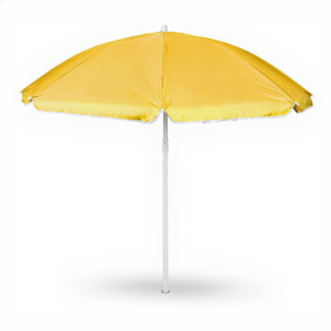 Parasol Ogrodowy Plażowy Regulowany 150 cm Żółty
