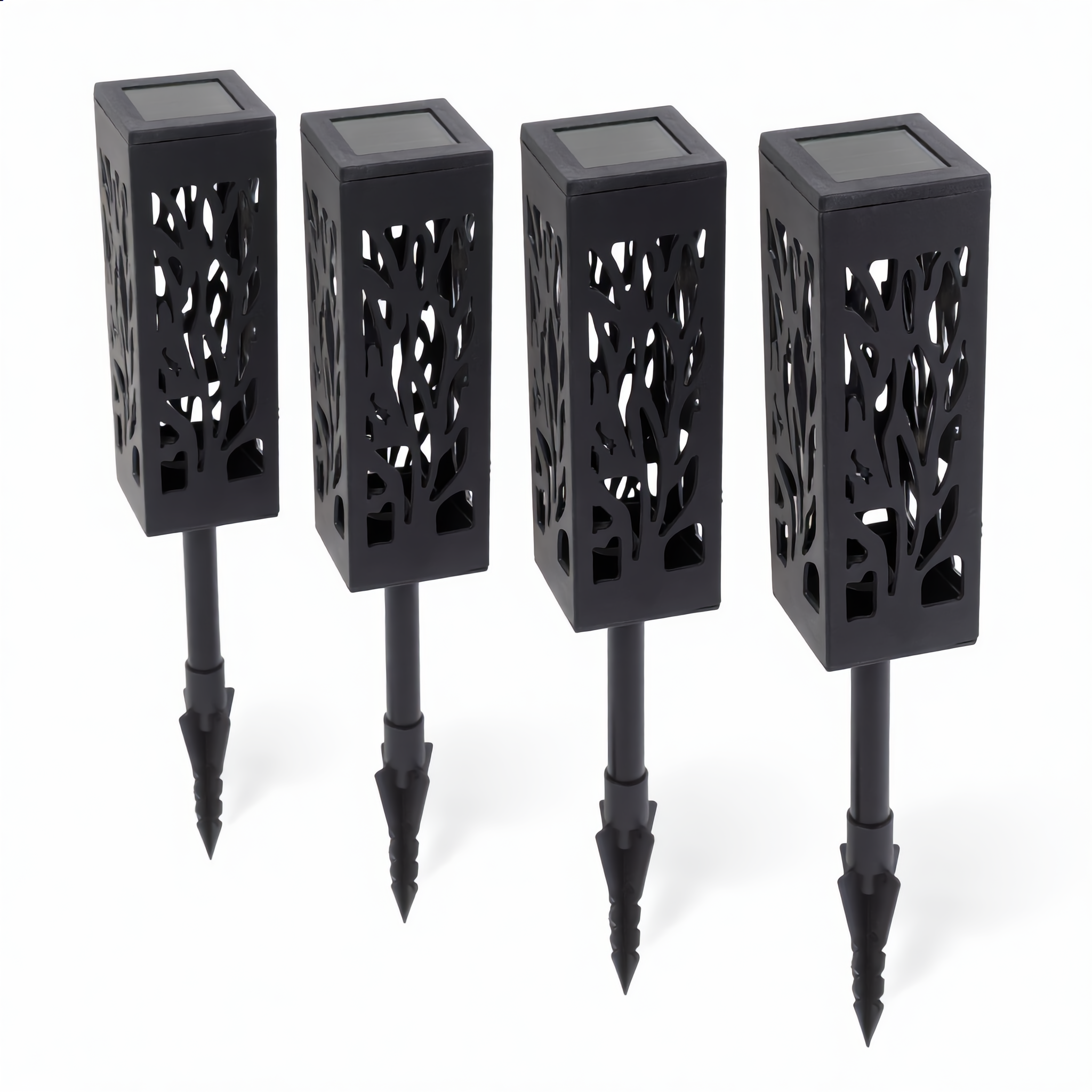 Lampa Solarna Ogrodowa LED Wbijana 4 szt