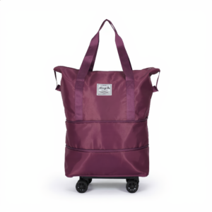 Torba Podróżna na Kółkach 50L Fioletowa
