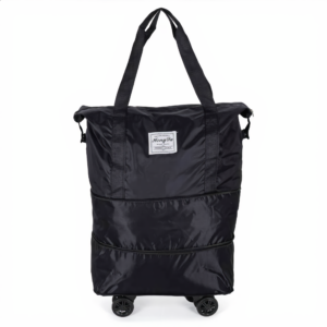 Torba Podróżna na Kółkach 50L Czarna